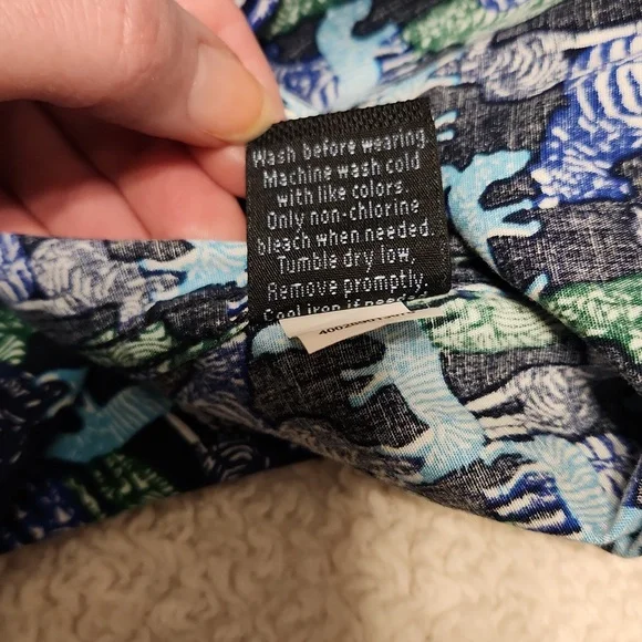 Marc Anthony Luxury Slim Fit Zebra Shirt - Picture 7 of 10